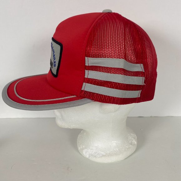 Vintage NEW Universal Truck & Trailer Freightliner 3 Stripe Trucker Snapback Hat - Picture 4 of 8